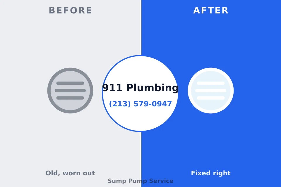 Before and after: plumbing repair Fern Prairie, WA